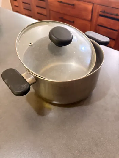 Small inox cooking pot